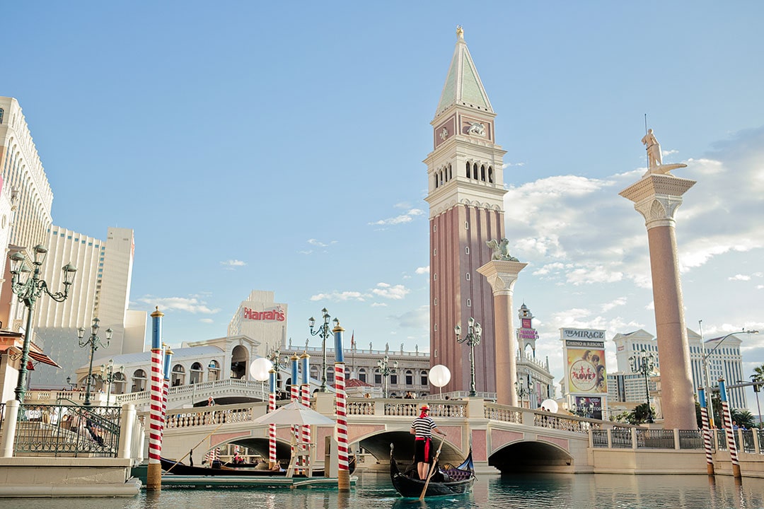 Gondola Ride at the Venetian Hotel and Casino