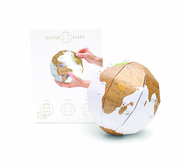 Scratch Globe (15 Wonderful Ways to Track Your Travels).