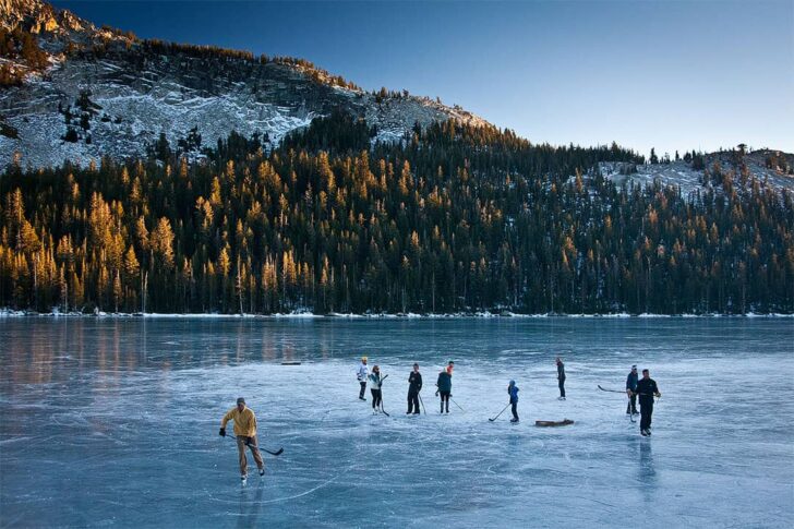 tenaya lake ice skating
