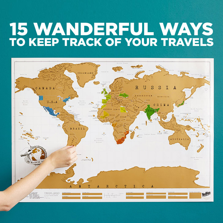 15 Wanderful Ways to Track Your Travels
