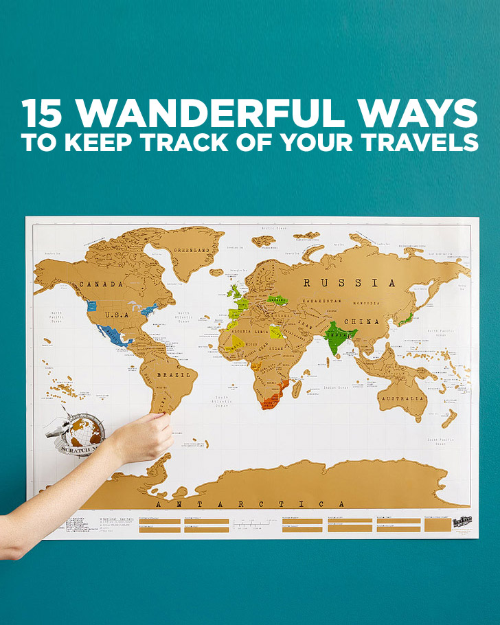 15 Wanderful Ways to Track Your Travels.