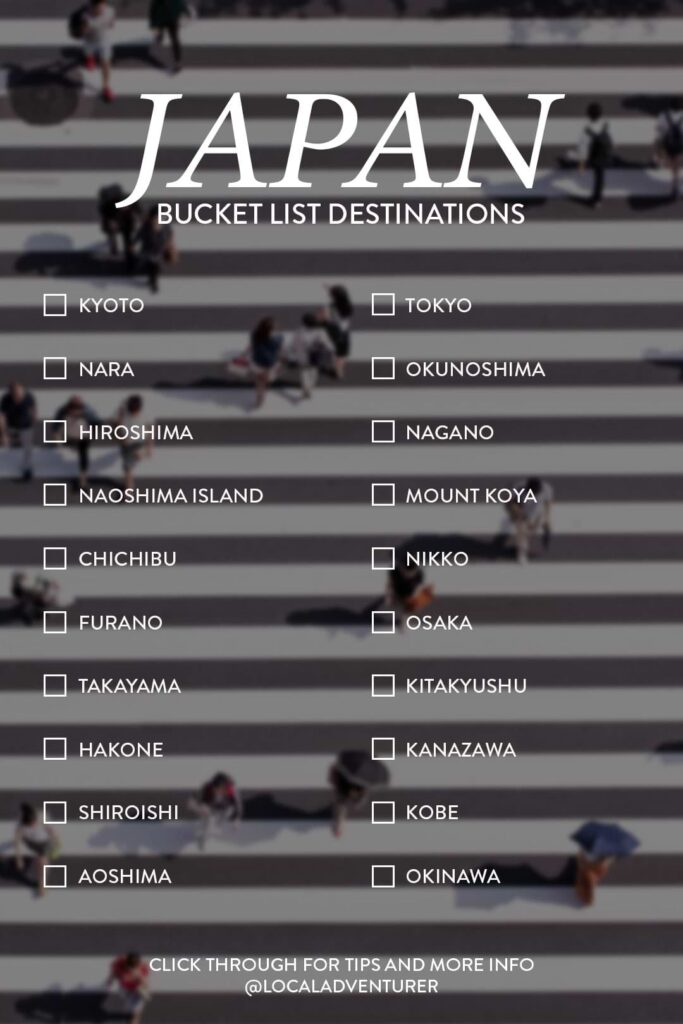 20 Best Things to Do in Japan Bucket List Destinations