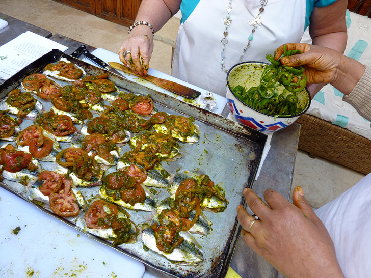 Spicy Sardines Chermoula (Moroccan Food to Eat During Your Visit to Morocco).