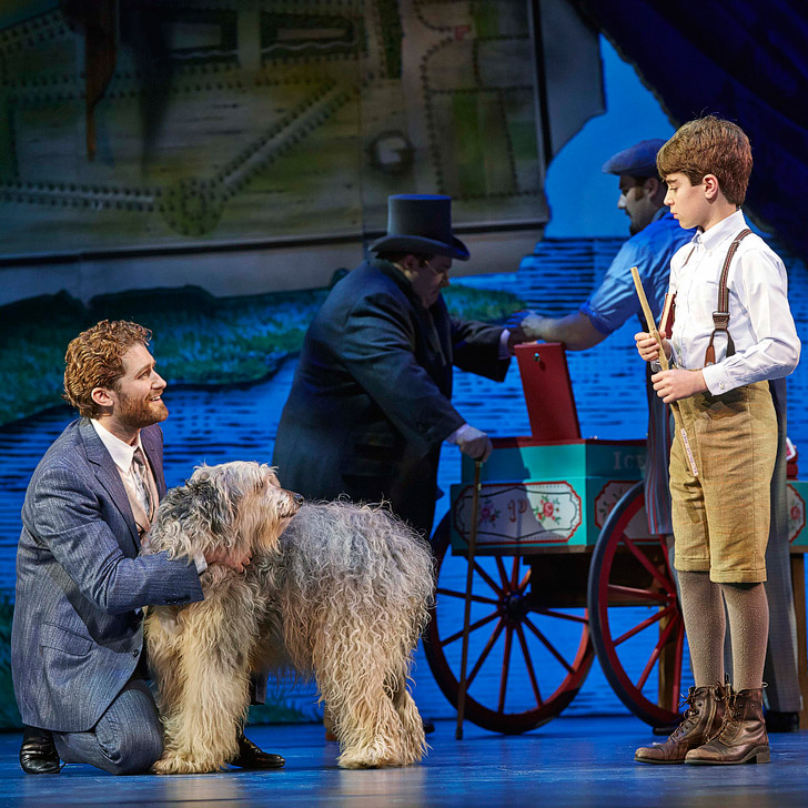 Finding Neverland the Musical at the Lunt-Fontanne Theatre.