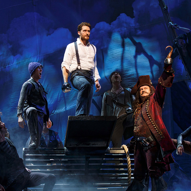 The Finding Neverland Musical at the Lunt-Fontanne Theatre.