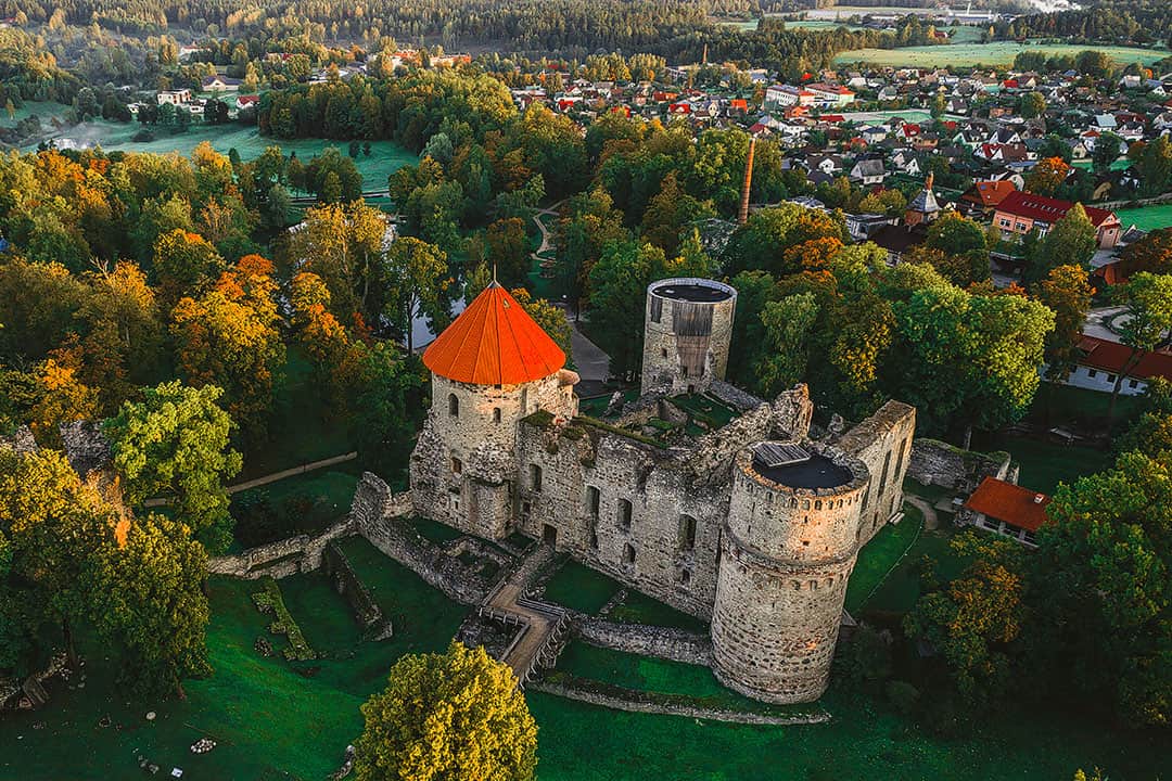 cesis castle latvia + best places to visit in the world