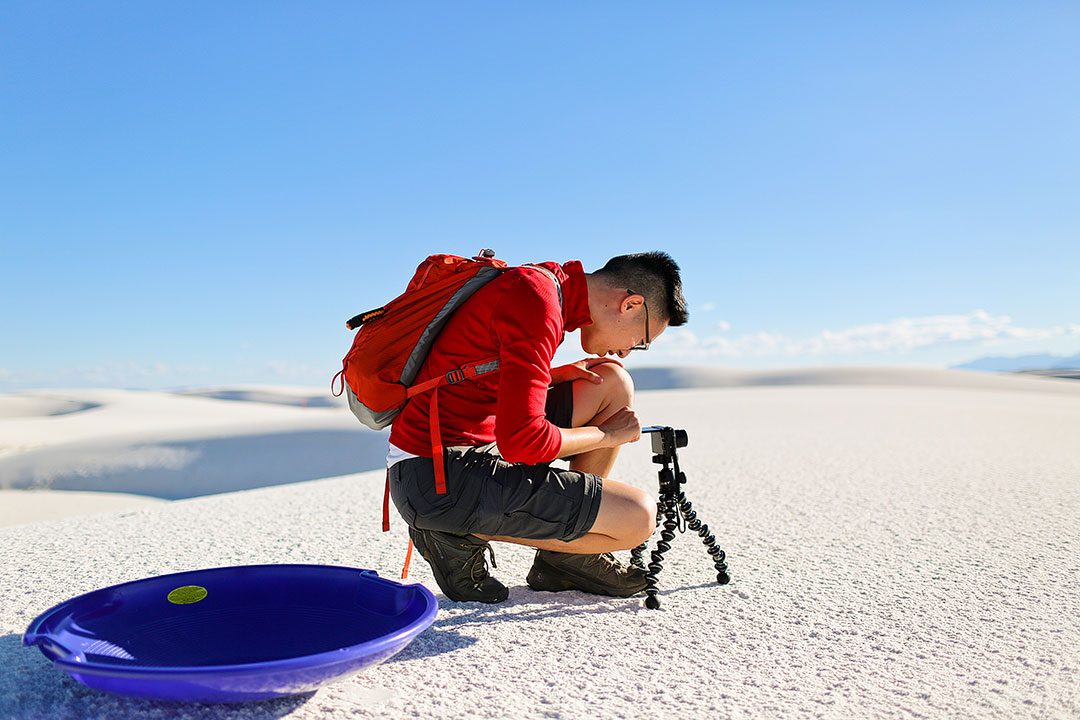 white sands nm sledding clipart