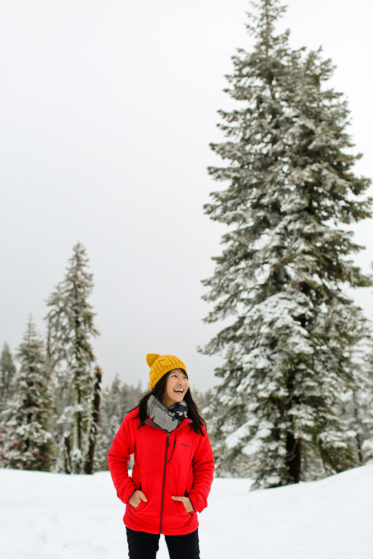 Yosemite Winter - Snowshoeing at Badger Pass.