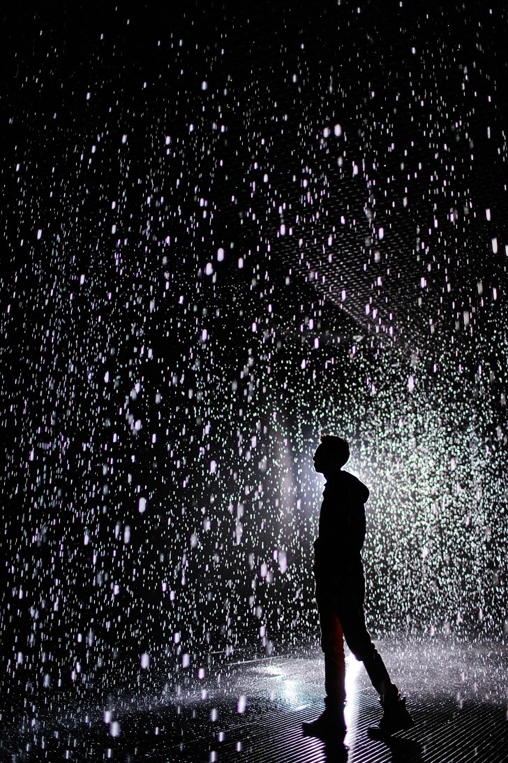 The Rain Room LACMA / Los Angeles County Museum of Art.
