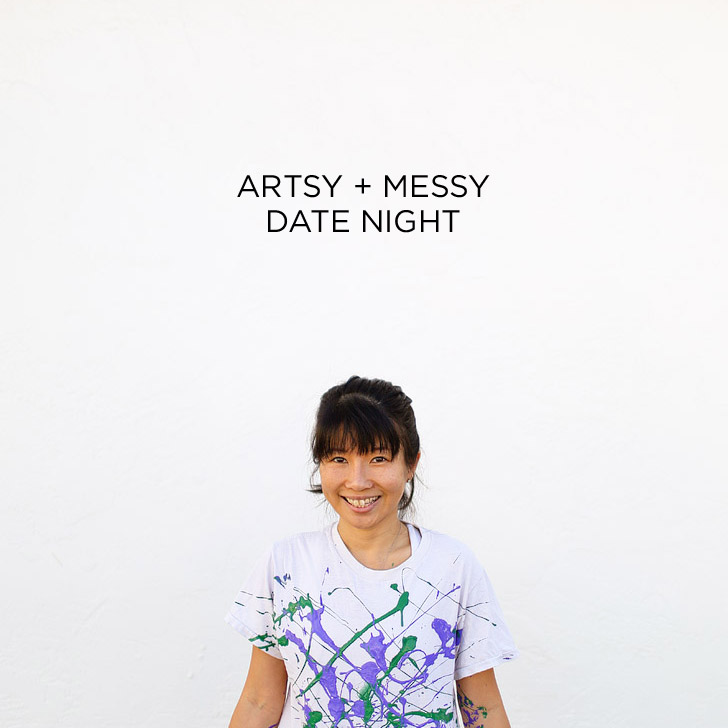 You are currently viewing Our Artsy + Messy Date Night #YesToTheMess