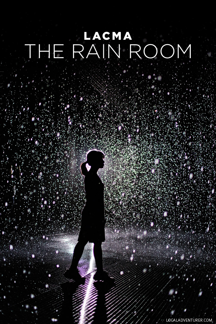 See how Random International combines art and technology at the Los Angeles County Museum of Art / LACMA Rain Room.
