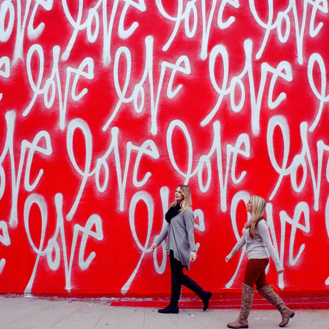 Curtis Kulig's Love Wall at Smashbox Studios + 25 Best Photo Spots in LA