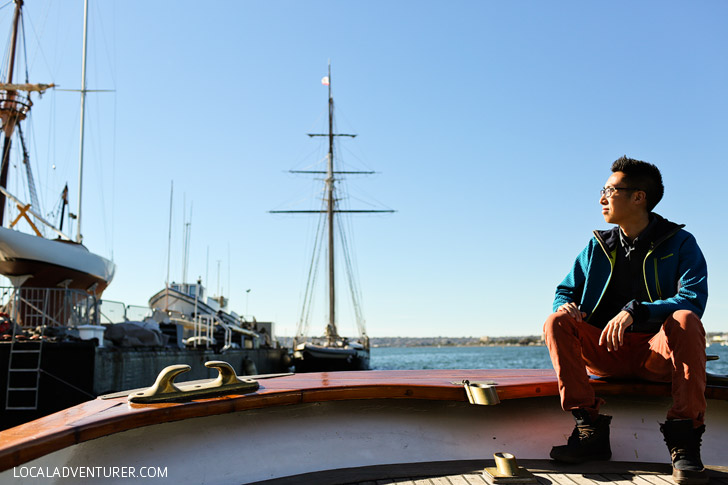 Tour of the Maritime Museum San Diego, which has one of the largest collections of historic sea vessels in the United States // localadventurer.com