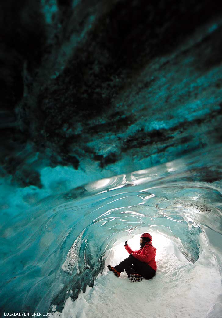 Skaftafell Ice Cave in Iceland is part of the Vatnajökull Glacier // localadventurer.com