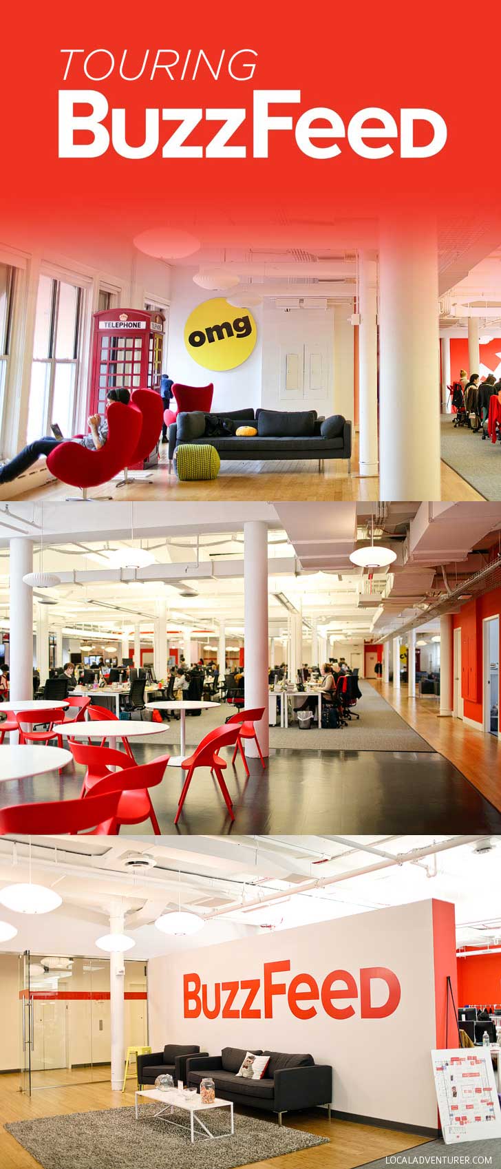 Where all the Viral Internet Magic is Made - A Tour of the Buzzfeed NYC Office // localadventurer.com