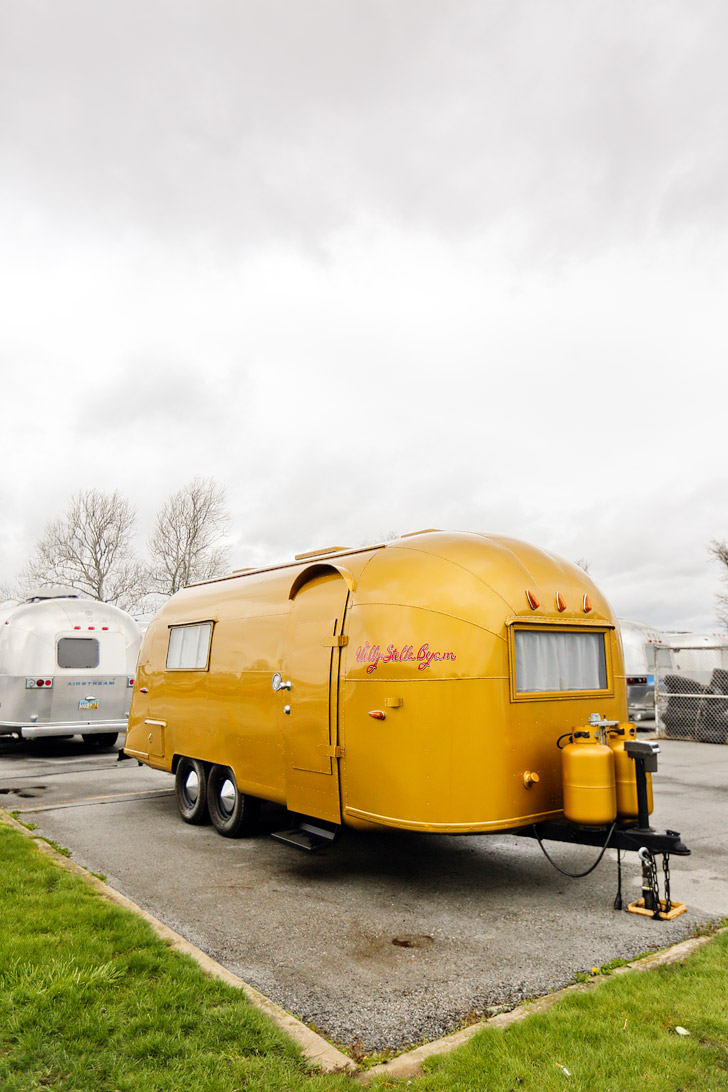 Exclusive Peek into Stella and Wally Byam's Famous Vintage Gold Airstream - the founder custom designed the trailer for his wife and took it on a caravan from Cape Town to Cairo // localadventurer.com