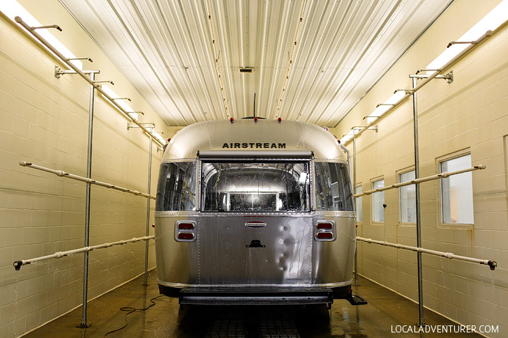 Airstream Factory Tour - Did you know that the majority of an Airstream is handmade? See behind-the-scenes of how these American icons are made in Jackson Center Ohio // localadventurer.com