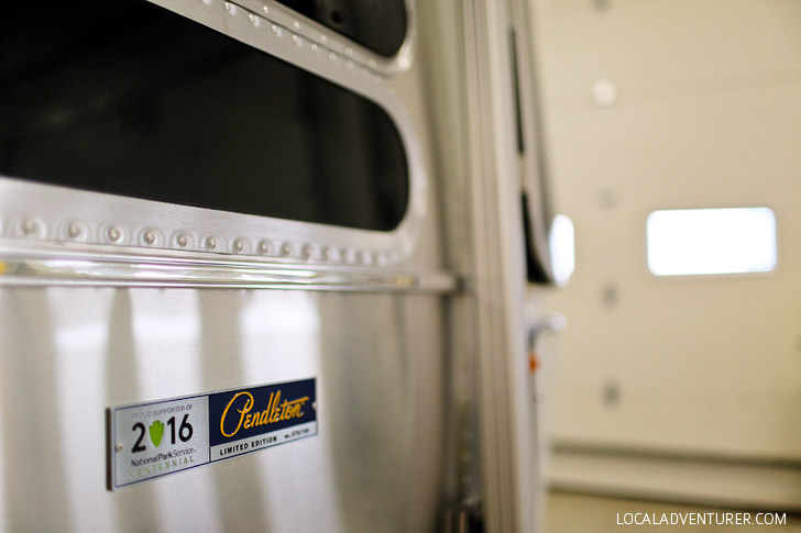 Airstream Pendleton at the Airstream Factory Tour - Did you know that the majority of an Airstream is handmade? See behind-the-scenes of how these American icons are made in Jackson Center Ohio // localadventurer.com