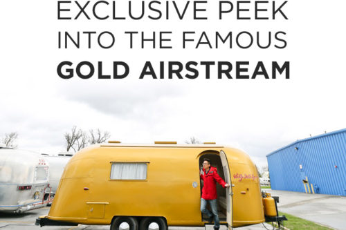 Exclusive Peek into Stella and Wally Byam’s Gold Airstream