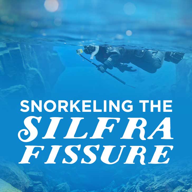 Silfra Snorkeling in Thingvellir National Park Iceland - Snorkel in the Silfra fissure between the North American and Eurasian continental plates. The underwater visibility is over 100 m and the water is pristine and drinkable during your dive or snorkel // localadventurer.com