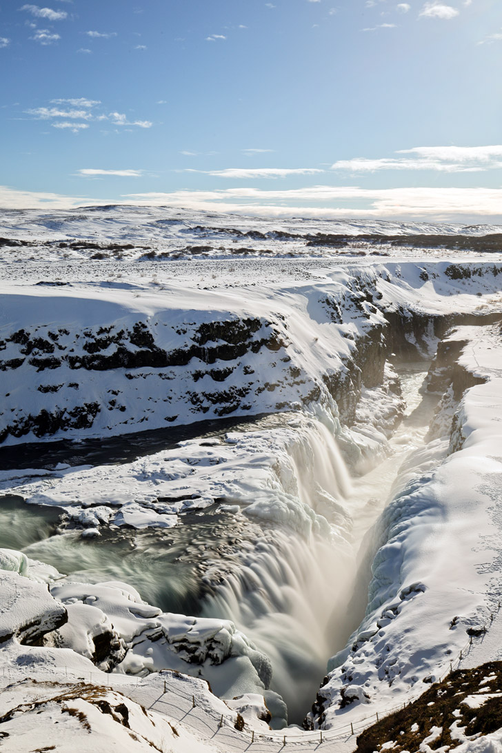 Gullfoss Waterfall - the most popular waterfall and one of the most popular attractions in Iceland // localadventurer.com