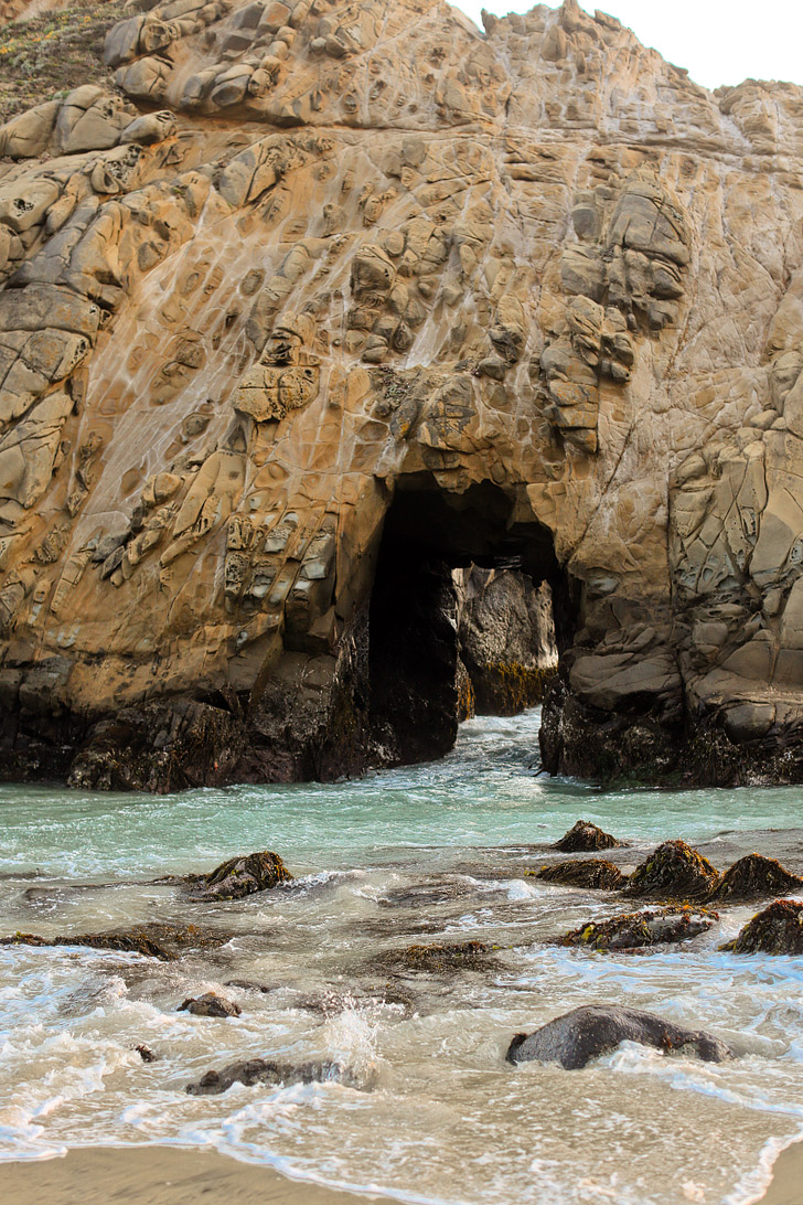 Pfeiffer Beach Big Sur California - famously known for its purple sand beach // localadventurer.com