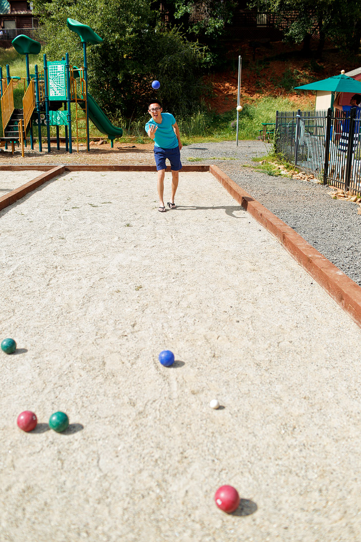 Bocce Ball at Yosemite Pines RV Resort and Family Lodging - Where to Stay Near Yosemite National Park // localadventurer.com