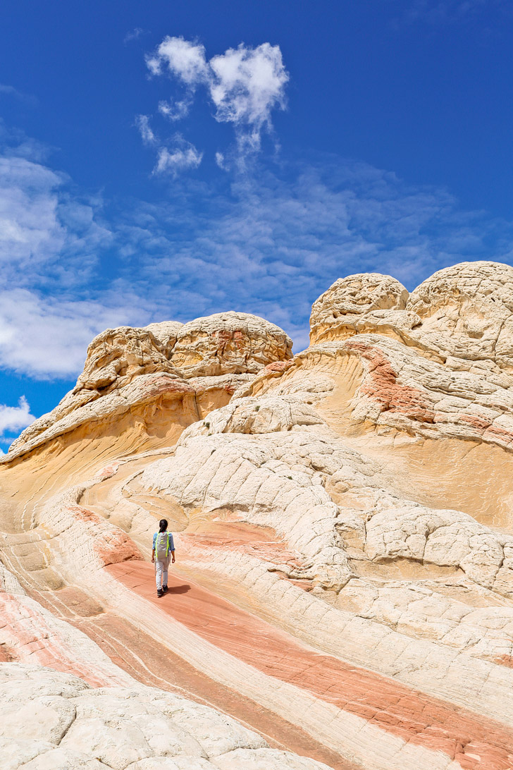 White Pocket Arizona - Sandstone Formations in Vermilion Cliffs National Monument near the border of Utah and Arizona // localadventurer.com