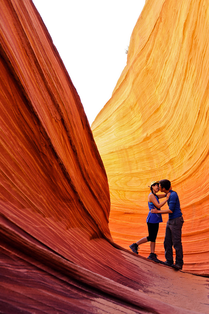 The Wave Rock Formation in Vermilion Cliffs National Monument Arizona // localadventurer.com