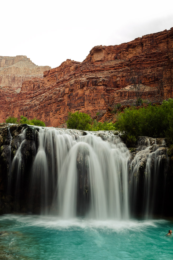 Navajo Falls in the Havasupai Indian Reservation Arizona // localadventurer.com