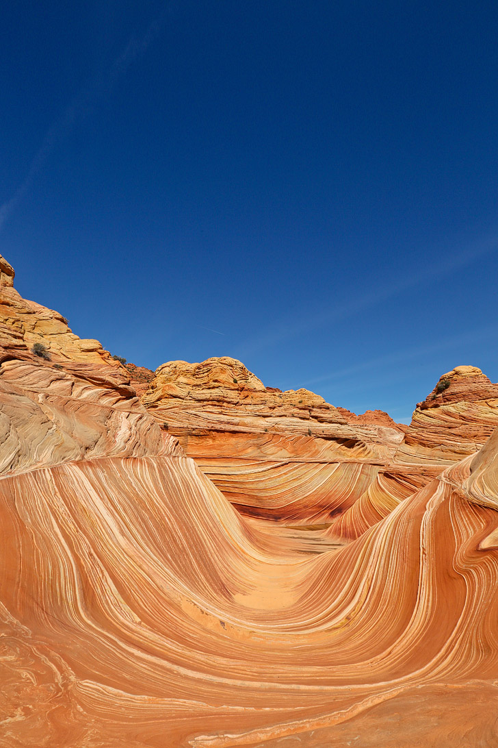 The Wave AZ - a sandstone rock formation popular among hikers and photographers. They only allow 20 people in per day and it's by lottery // localadventurer.com
