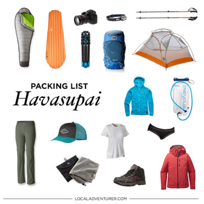 Ultimate Havasupai Packing List - Backpacking to Supai Arizona // localadventurer.com