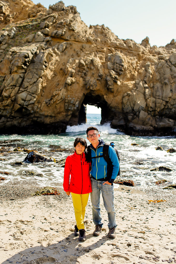 Purple Sand Beach in Big Sur California - Pfeiffer Beach, Monterey County // localadventurer.com