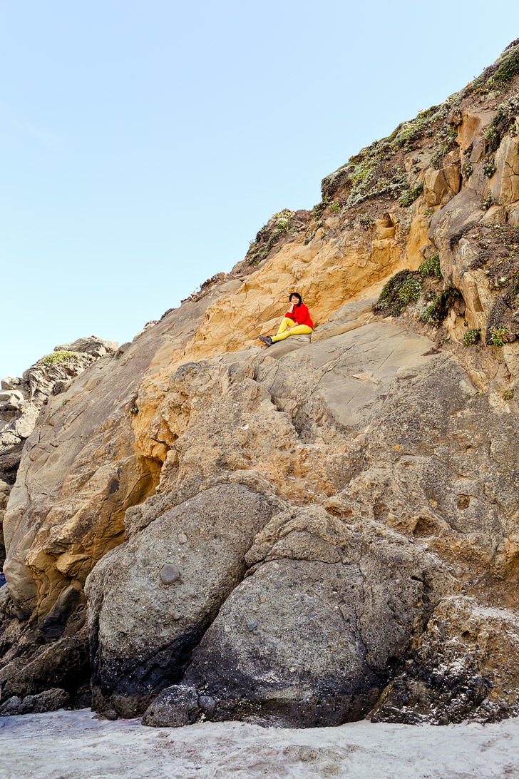 Pfeiffer Beach Big Sur California - famously known for its unique purple sand // localadventurer.com