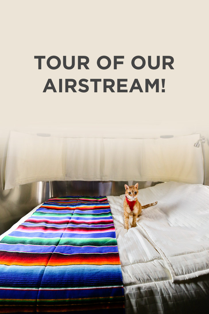 Tour of our Airstream International Signature 23FB - Here's our RV Review // localadventurer.com