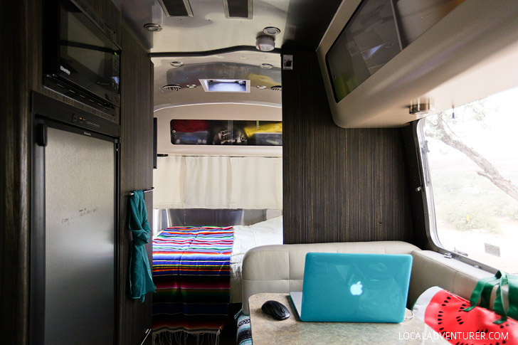 What it's Like Living in An Airstream - Tour of our Airstream International Signature 23FB // localadventurer.com