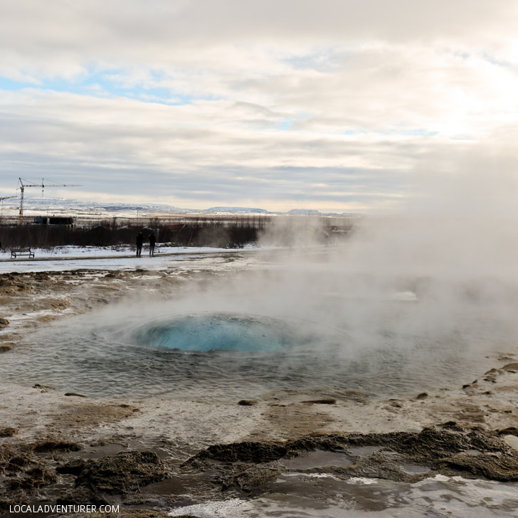 Strokkur Geyser - The Best Golden Circle Tour with Mountaineers of Iceland // localadventurer.com