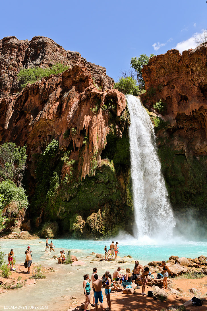 Photo Diary Backpacking Havasupai Day 1 and Managing 