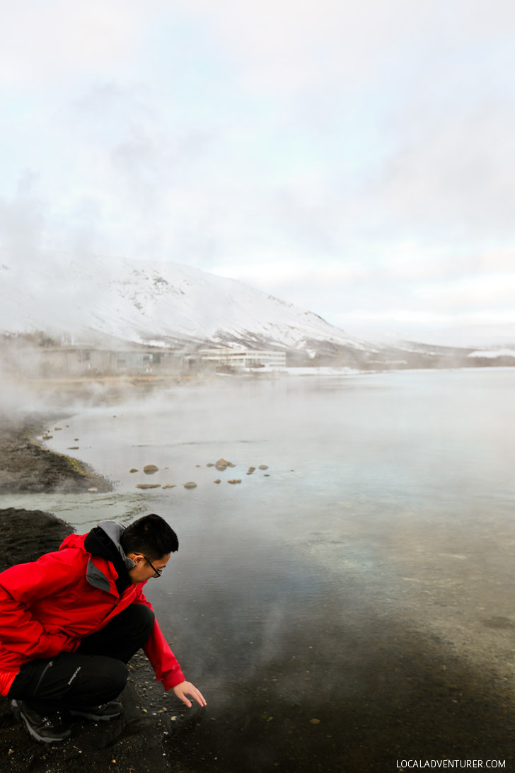 Hot Springs Lake in Iceland along the Golden Circle Route // localadventurer.com