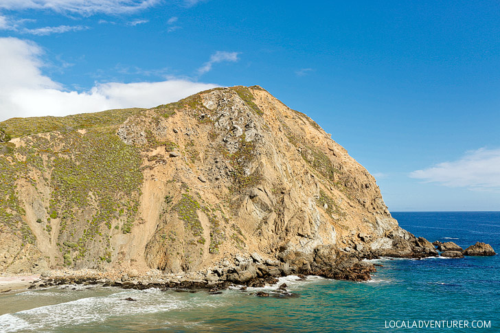 Pfeiffer Beach Big Sur California - famously known for its unique purple sand // localadventurer.com