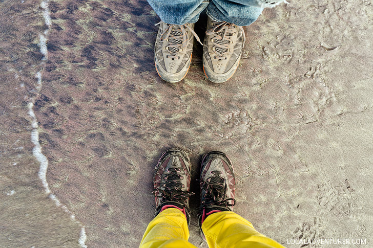 Purple Sand Beach in California USA // localadventurer.com