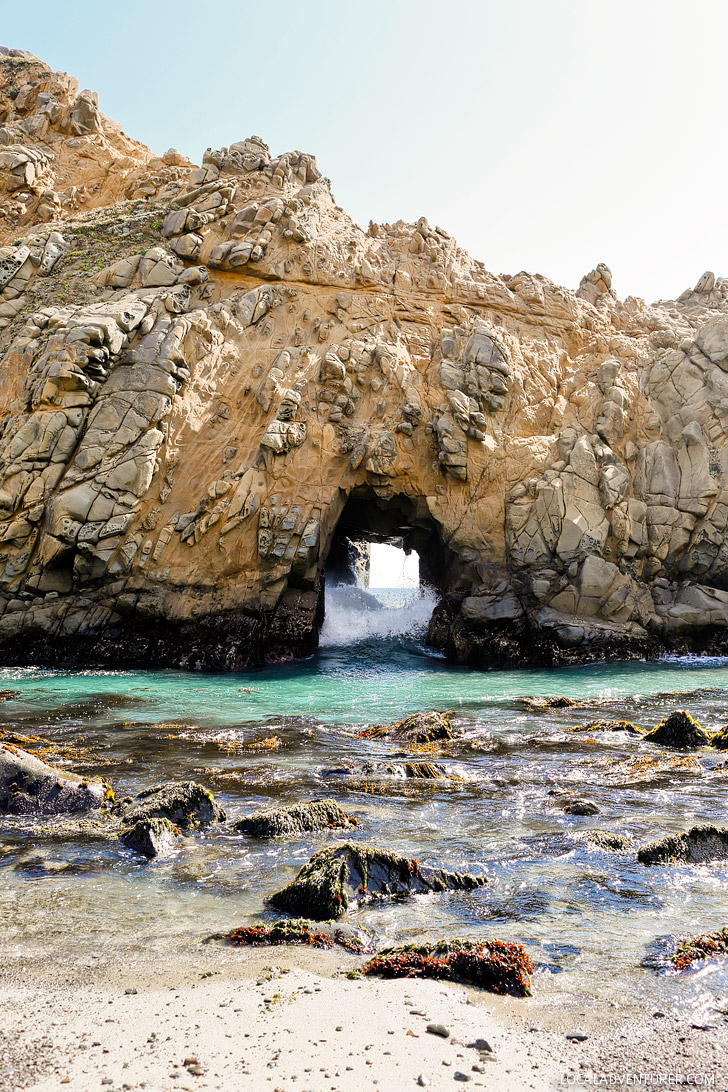 Pfeiffer Beach Big Sur California - famously known for its purple sand beach // localadventurer.com