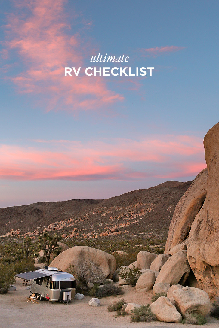 The Ultimate RV Checklist - Everything You Need Before Moving Into An RV // localadventurer.com