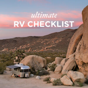 RV Checklist - Everything You Need Before Getting in an RV