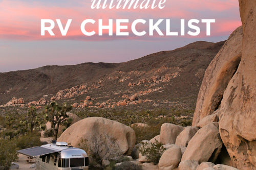 RV Checklist – Everything You Need Before Getting in an RV