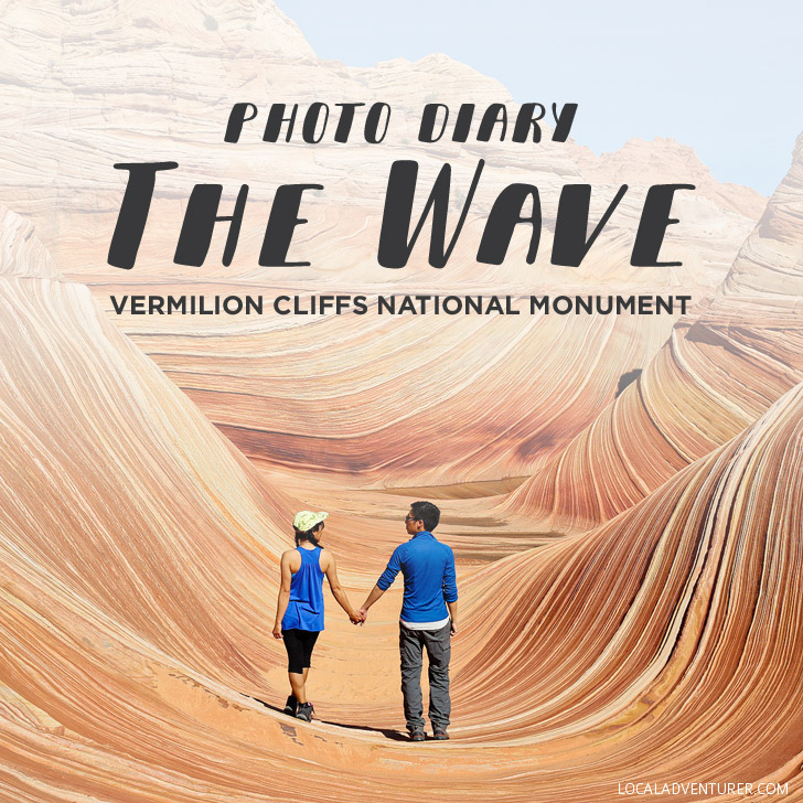 The Wave AZ - a sandstone rock formation popular among hikers and photographers. They only allow 20 people in per day and it's by lottery // localadventurer.com