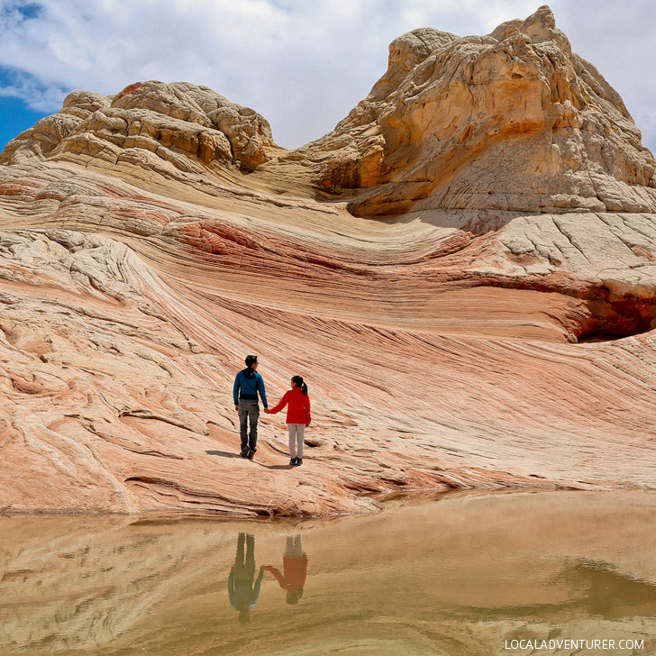 White Pocket Arizona - Sandstone Formations in Vermilion Cliffs National Monument near the border of Utah and Arizona // localadventurer.com