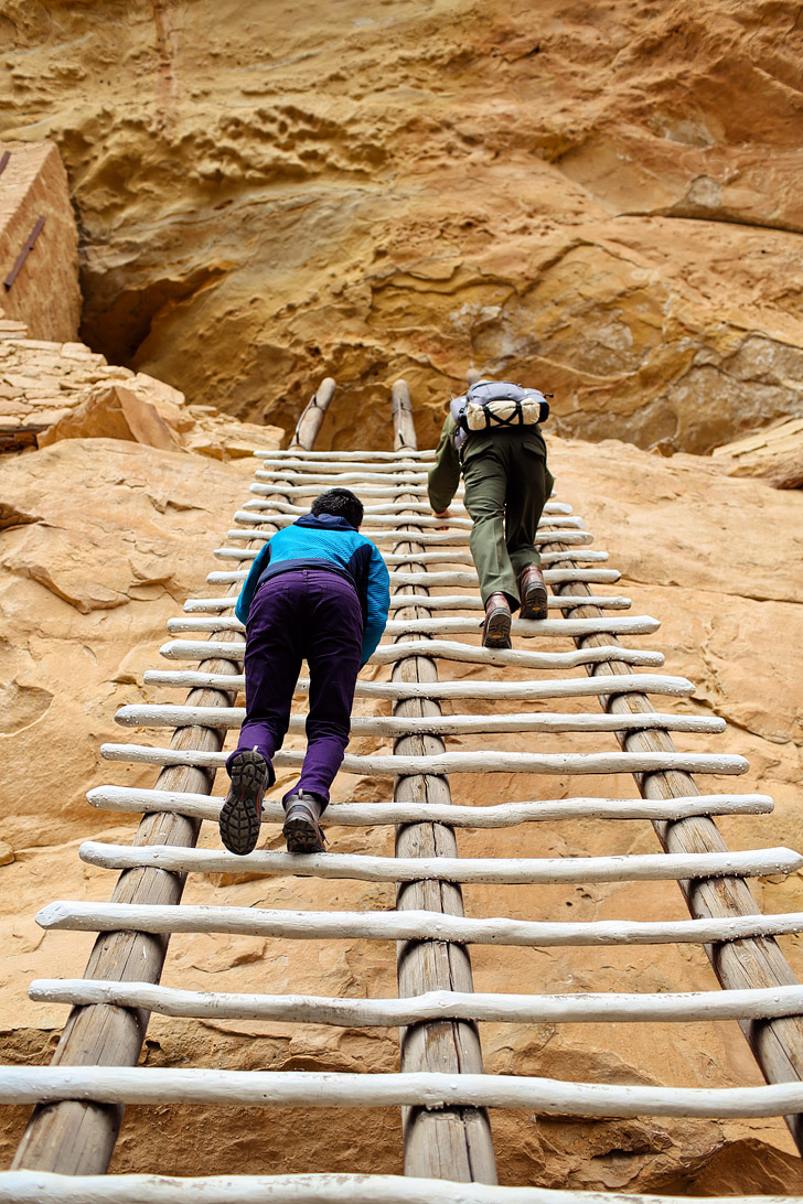 Mesa Verde Cliff dwellings built by Ancestral Puebloans // localadventurer.com