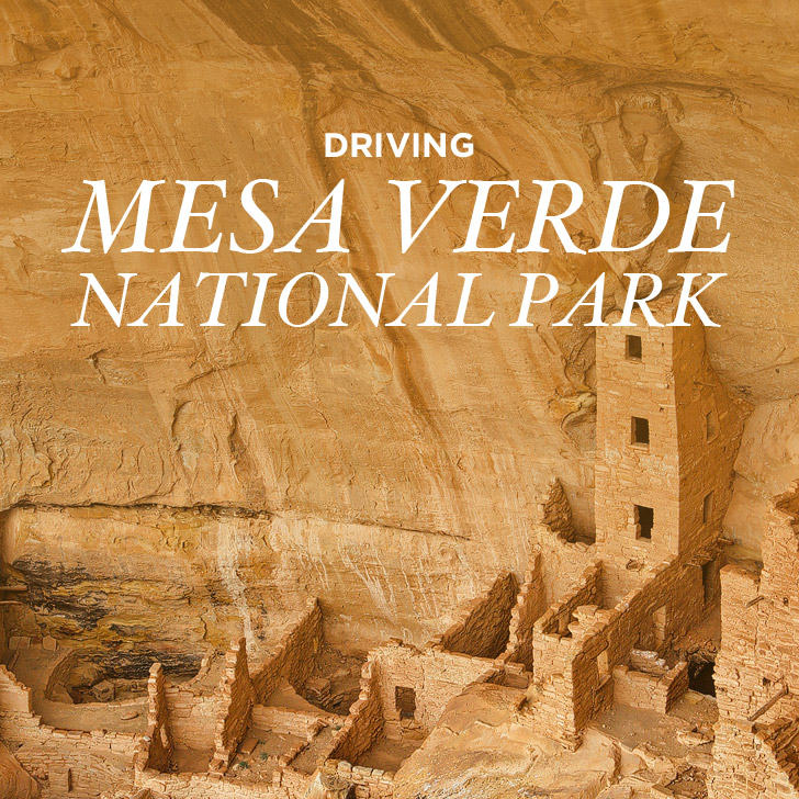 Driving Mesa Verde National Park Colorado