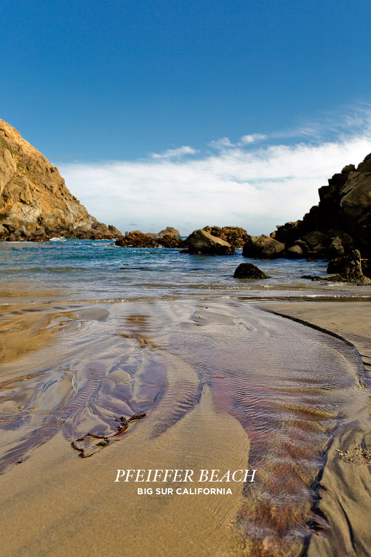 Pfeiffer Beach in Big Sur California is famously known for its purple sand // localadventurer.com